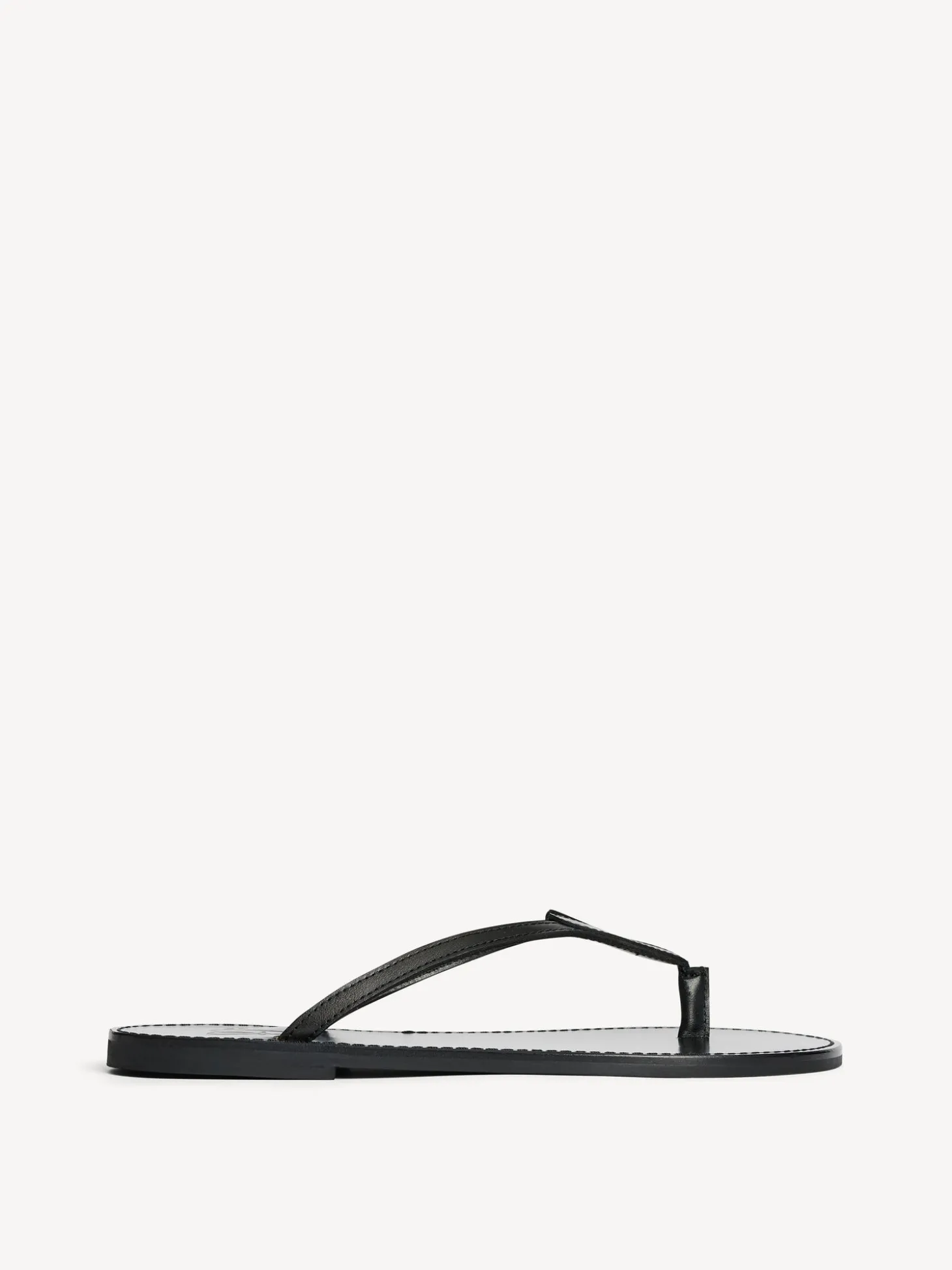 Hot By Malene Birger Lalla lædersandaler Black