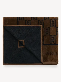 Outlet By Malene Birger Lemorau håndklæde DarkMahogany