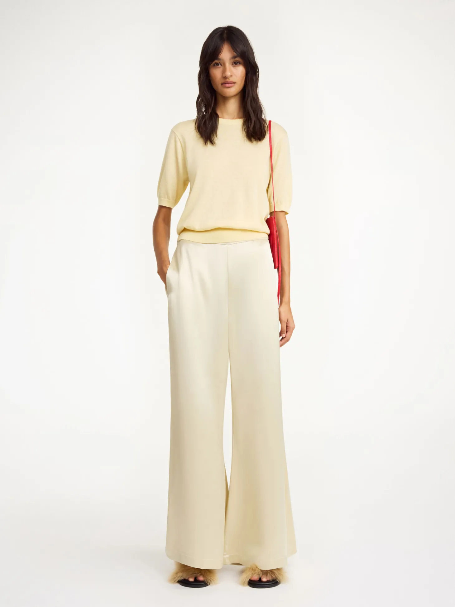 New By Malene Birger Lucee bukser OysterGray