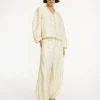 Clearance By Malene Birger Lumonas bukser i silke MiniFlowerPrint