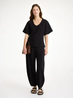 Discount By Malene Birger Lunae T-shirt Black