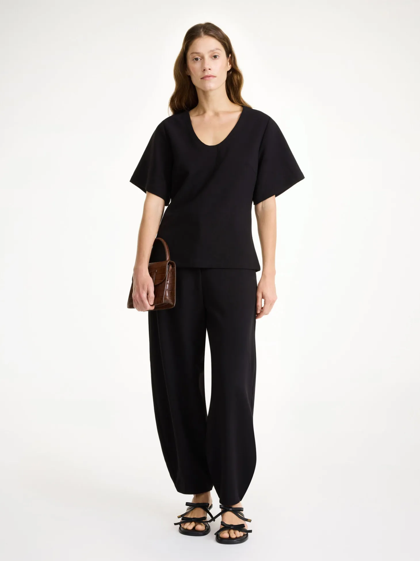 Discount By Malene Birger Lunae T-shirt Black
