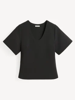 Discount By Malene Birger Lunae T-shirt Black
