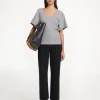Outlet By Malene Birger Lunai T-shirt GreyMelange
