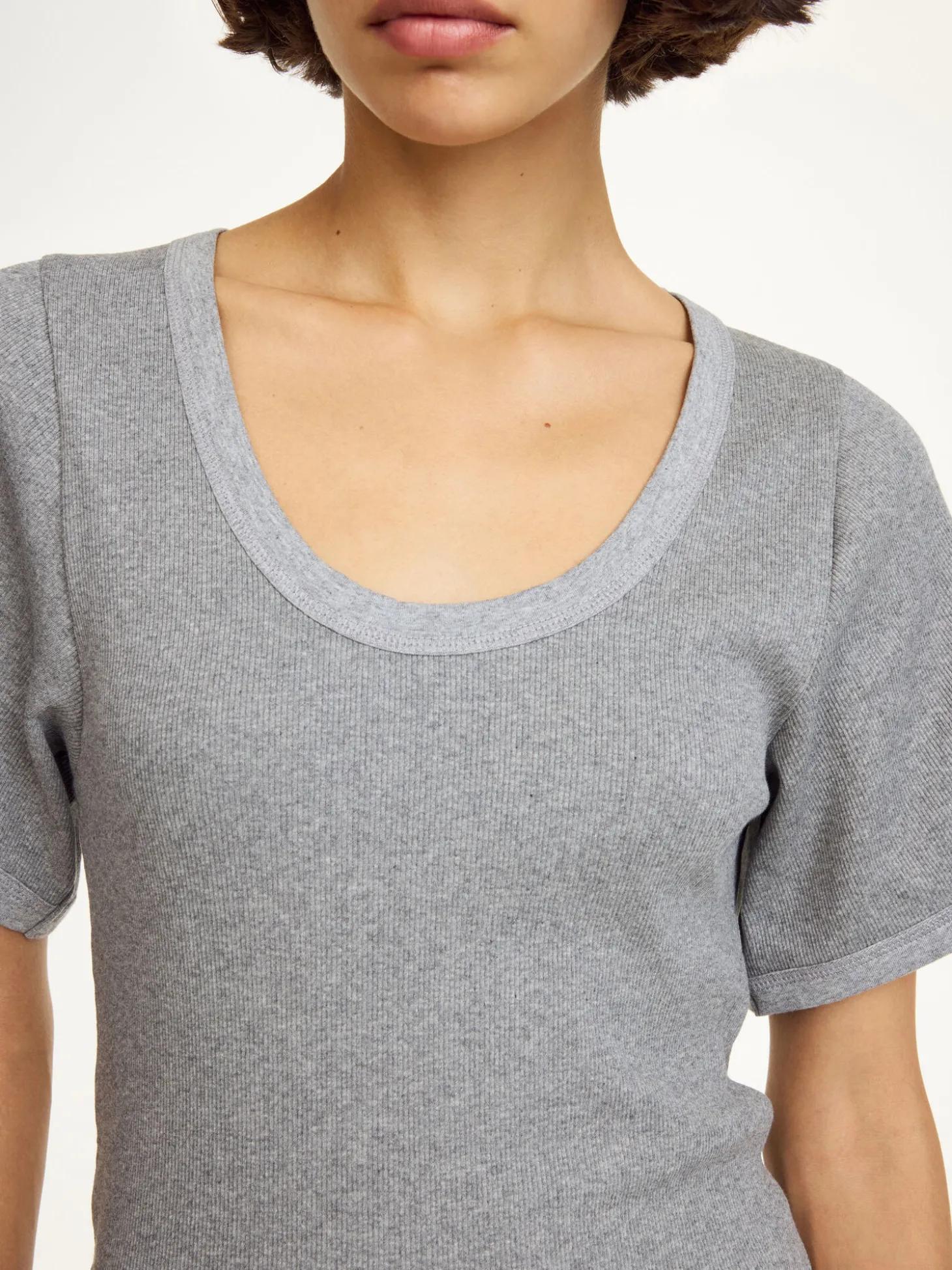 Sale By Malene Birger Lunai T-shirt GreyMelange