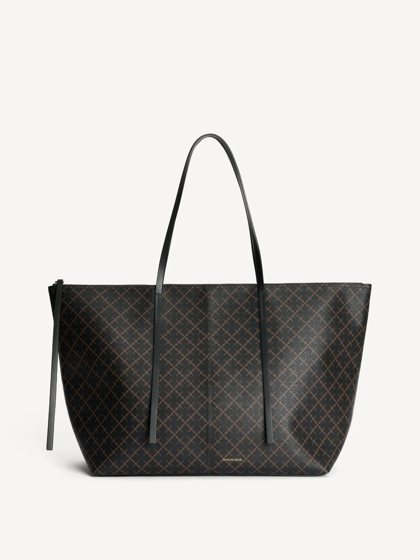 Online By Malene Birger Luze tote DarkChokolate