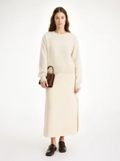 Online By Malene Birger Mantea sweater i kashmir OysterGray
