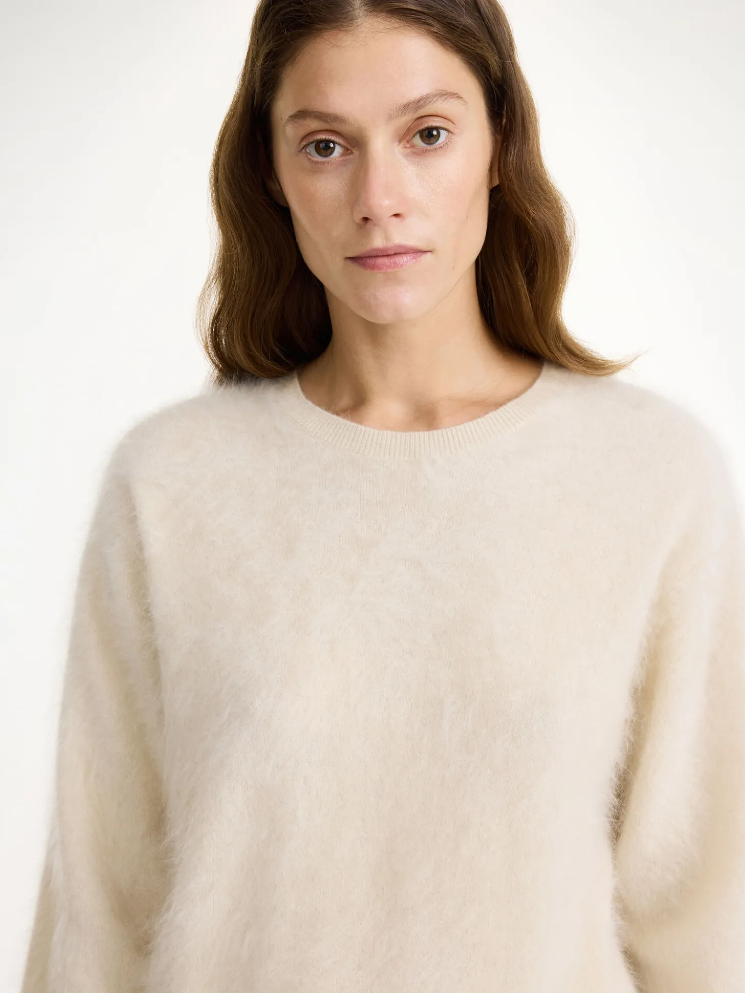 Online By Malene Birger Mantea sweater i kashmir OysterGray
