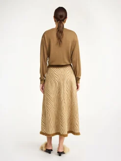 Clearance By Malene Birger Mantea sweater i uldblanding LightBrown