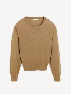 Clearance By Malene Birger Mantea sweater i uldblanding LightBrown