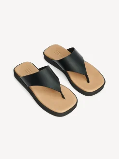 Sale By Malene Birger Marisol sandaler i l&aelig;der Black