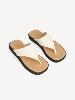 Fashion By Malene Birger Marisol sandaler i læder VanillaCream