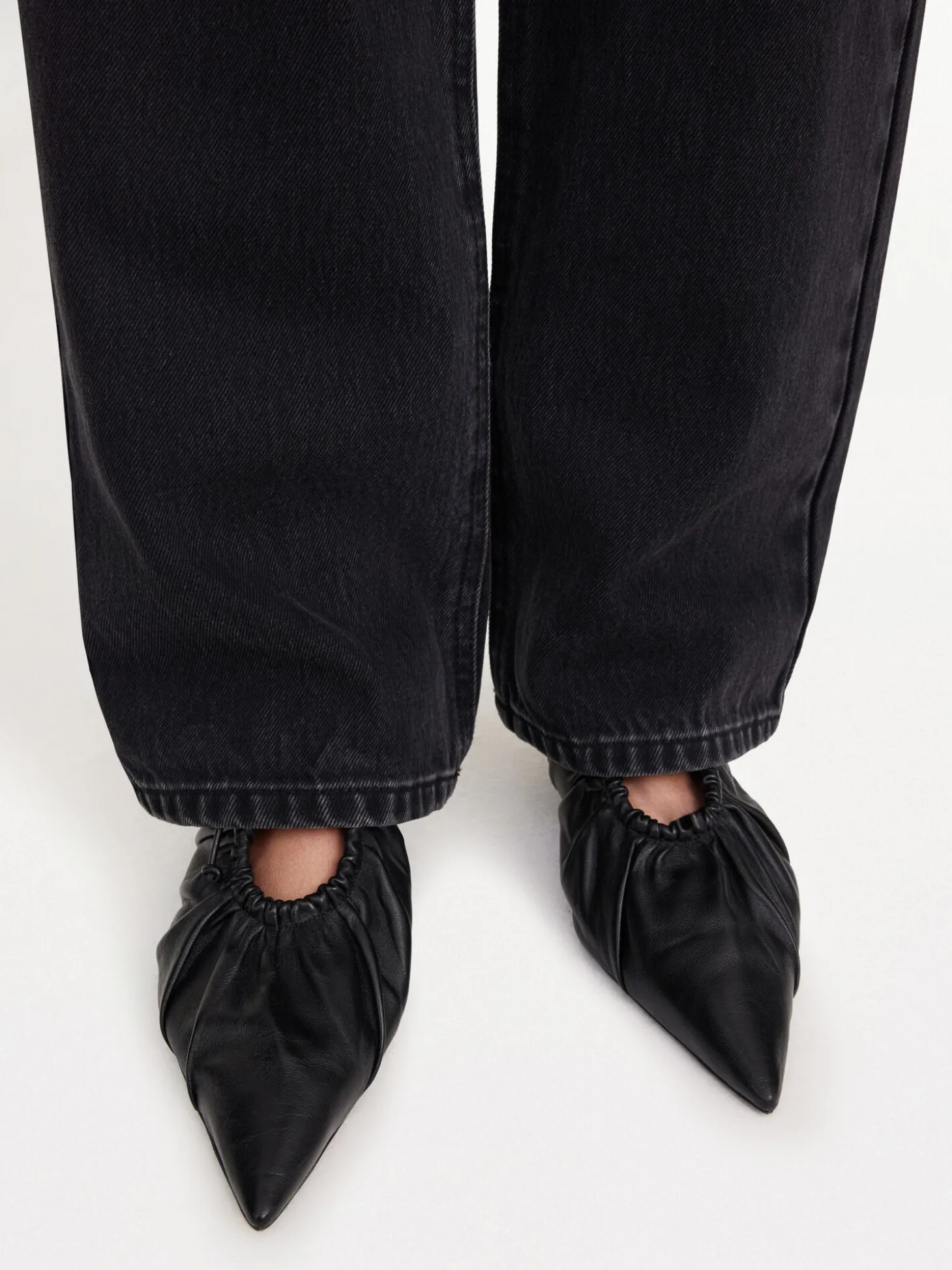 Discount By Malene Birger Masey mules i læder Black
