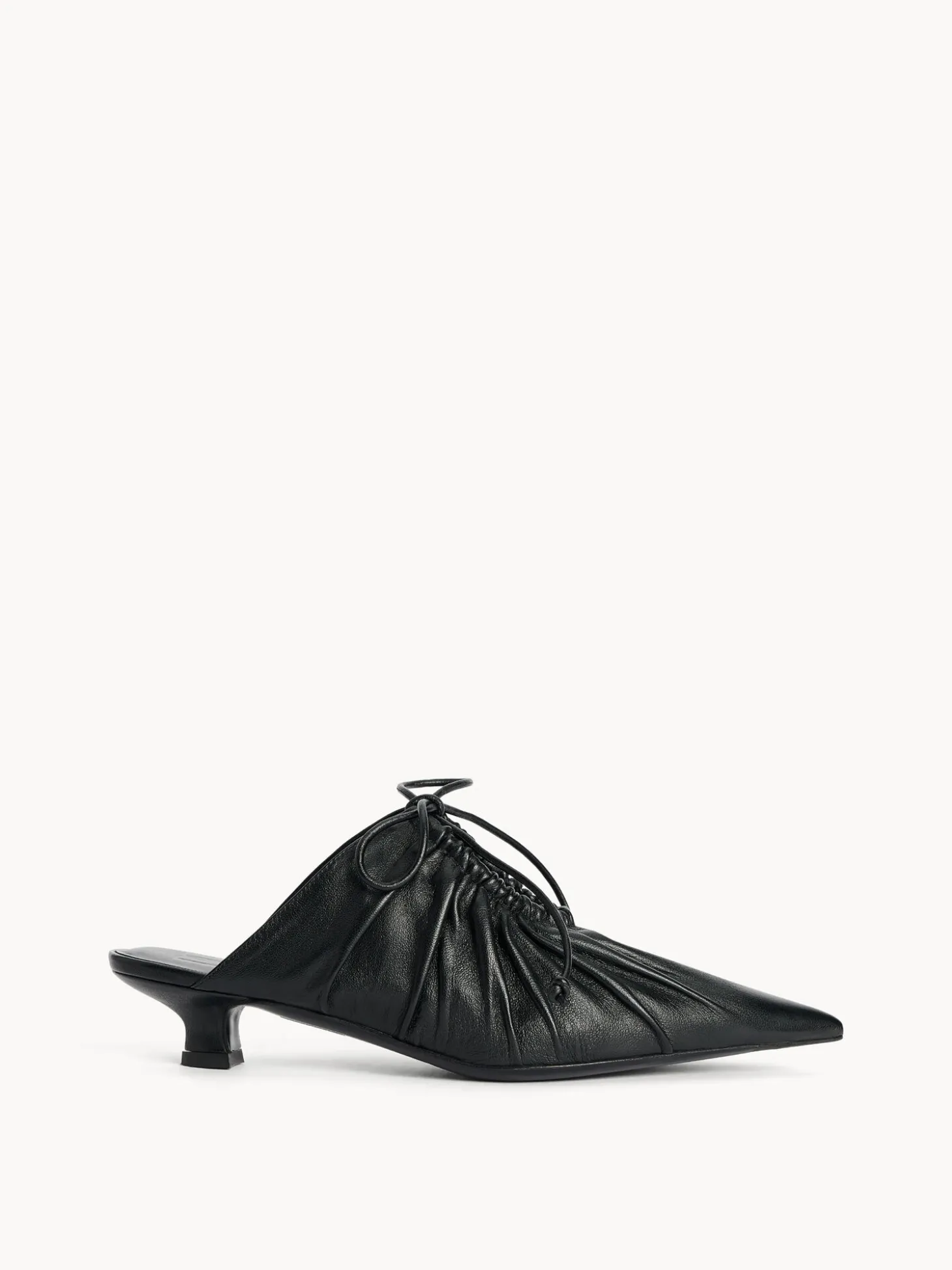Discount By Malene Birger Masey mules i læder Black