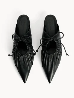 Discount By Malene Birger Masey mules i læder Black