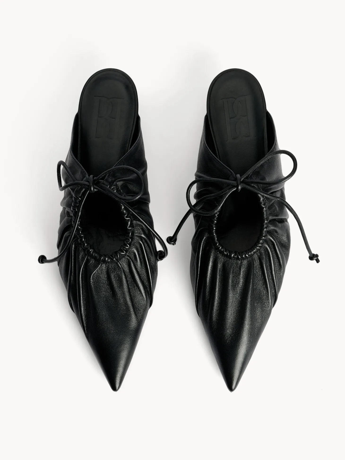 Discount By Malene Birger Masey mules i læder Black