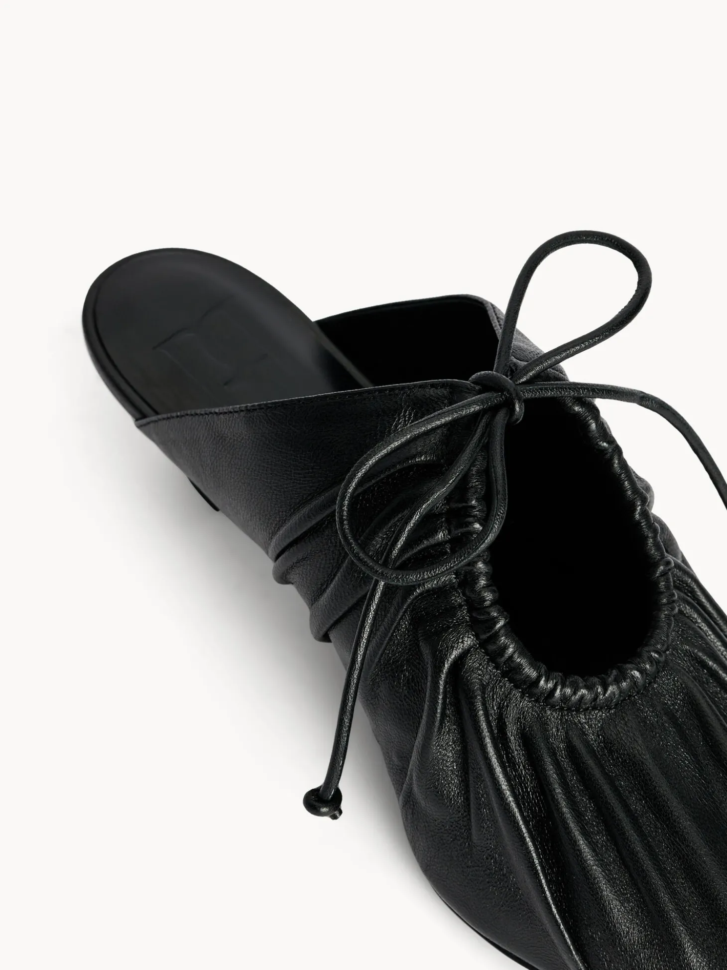 Discount By Malene Birger Masey mules i læder Black