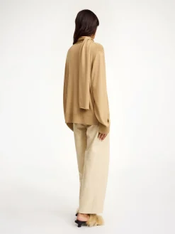 Discount By Malene Birger Merrie sweater i uld Tannin