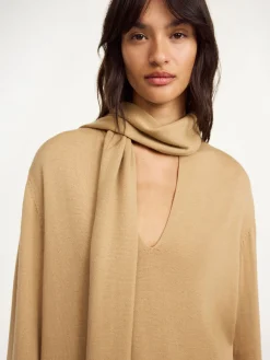 Discount By Malene Birger Merrie sweater i uld Tannin