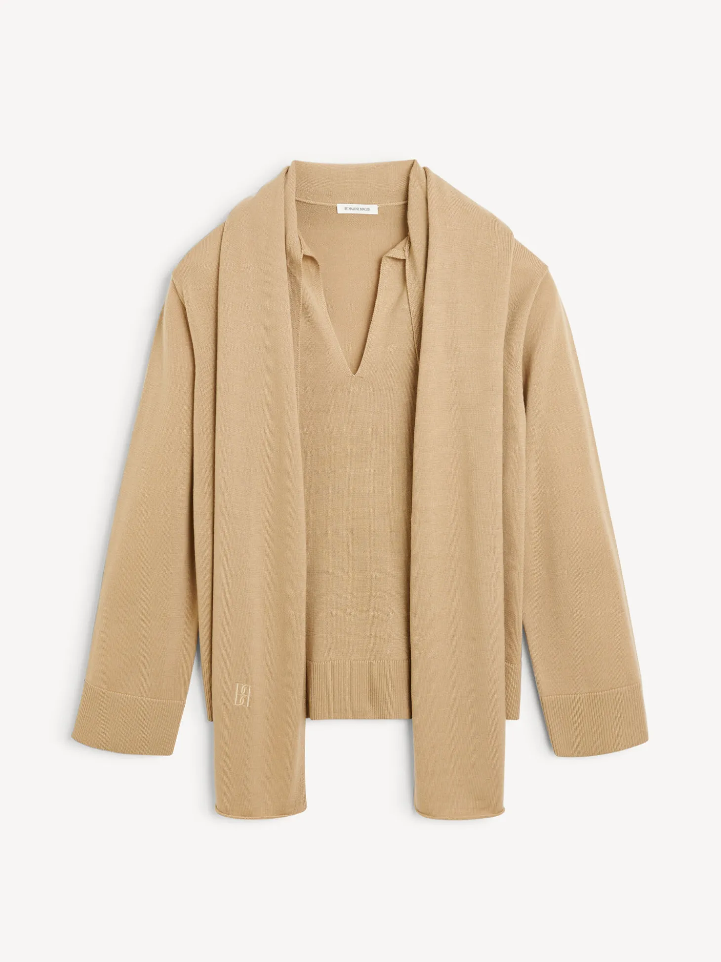 Discount By Malene Birger Merrie sweater i uld Tannin