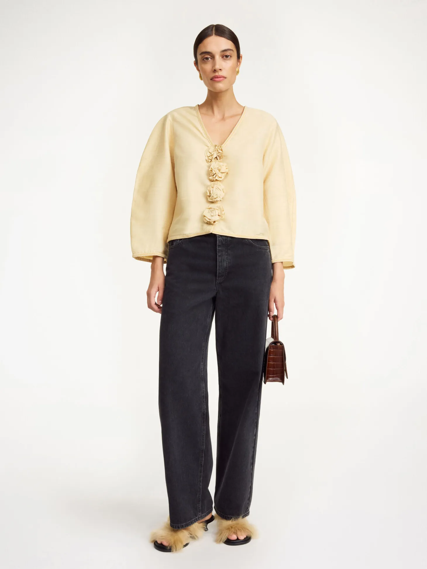 Discount By Malene Birger Mineas silketop SeaMist