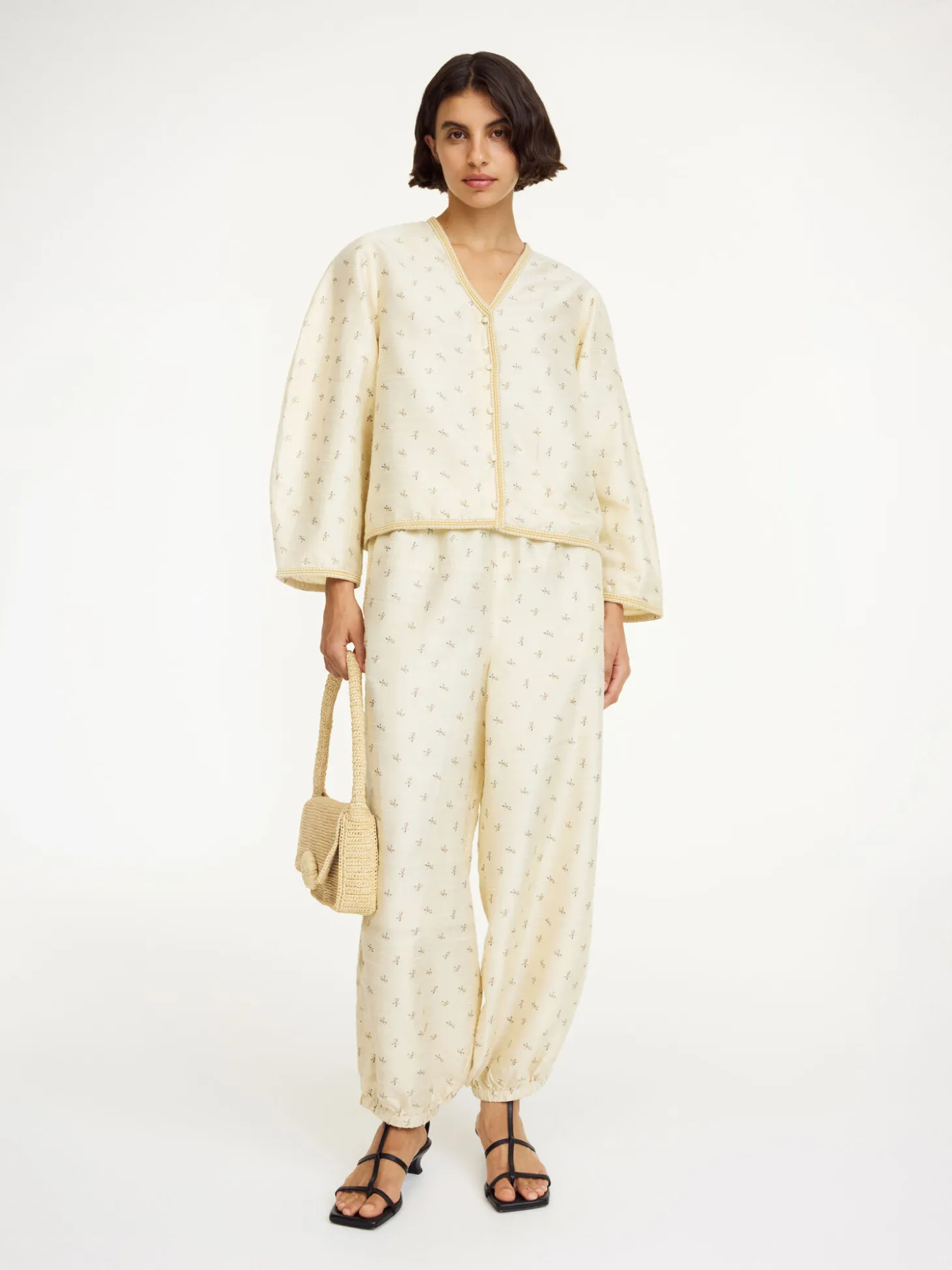 Fashion By Malene Birger Mineas silketop MiniFlowerPrint
