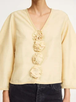 Discount By Malene Birger Mineas silketop SeaMist
