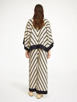 Fashion By Malene Birger Mirabello bukser DiagonalStripe