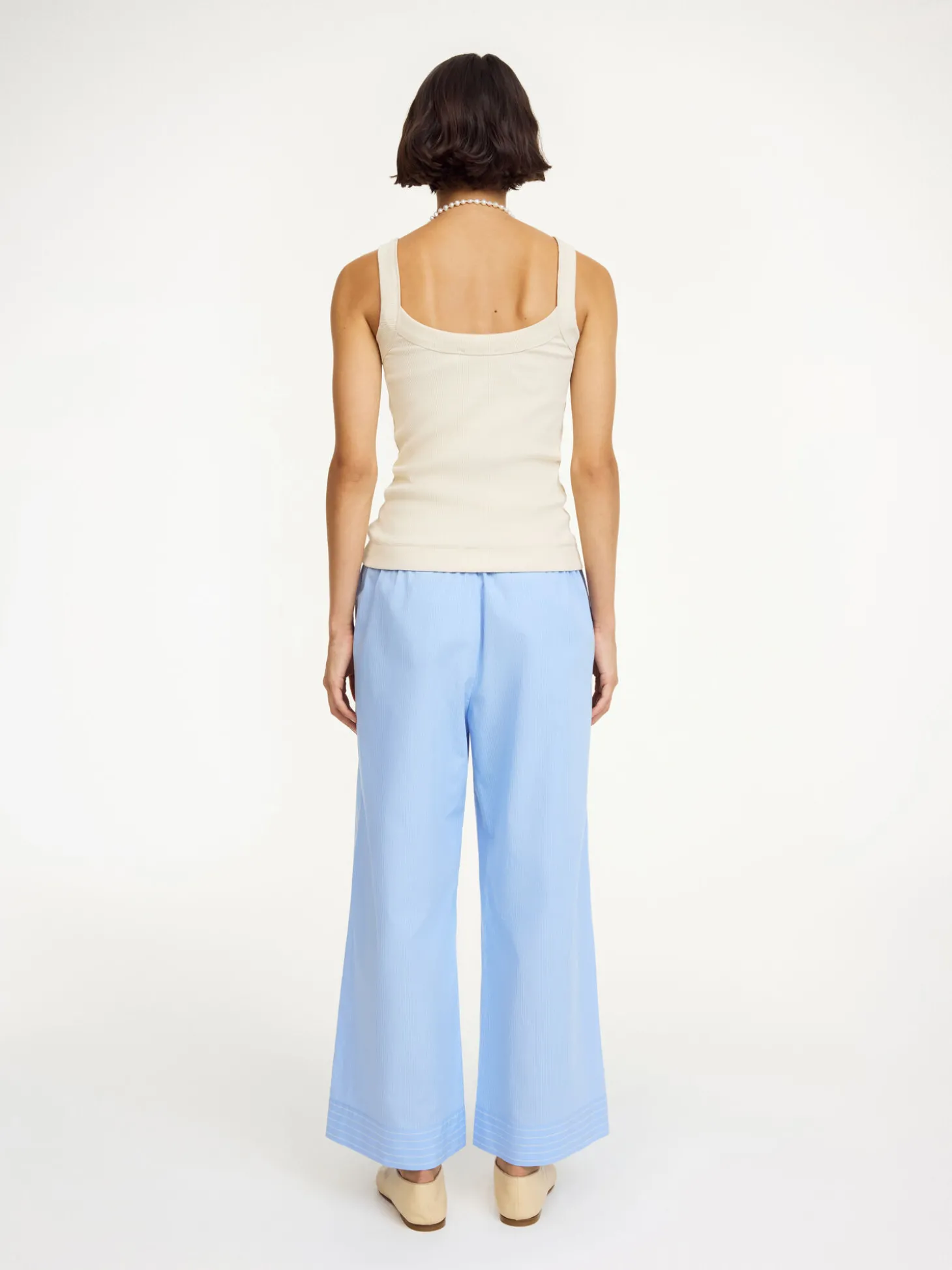 Outlet By Malene Birger Mirabello bukser BlueIrisStripeSmall