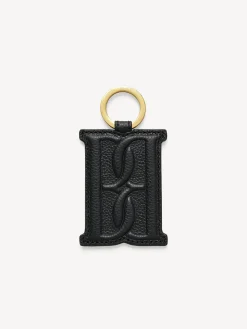 New By Malene Birger Monno n&oslash;glering i l&aelig;der Black