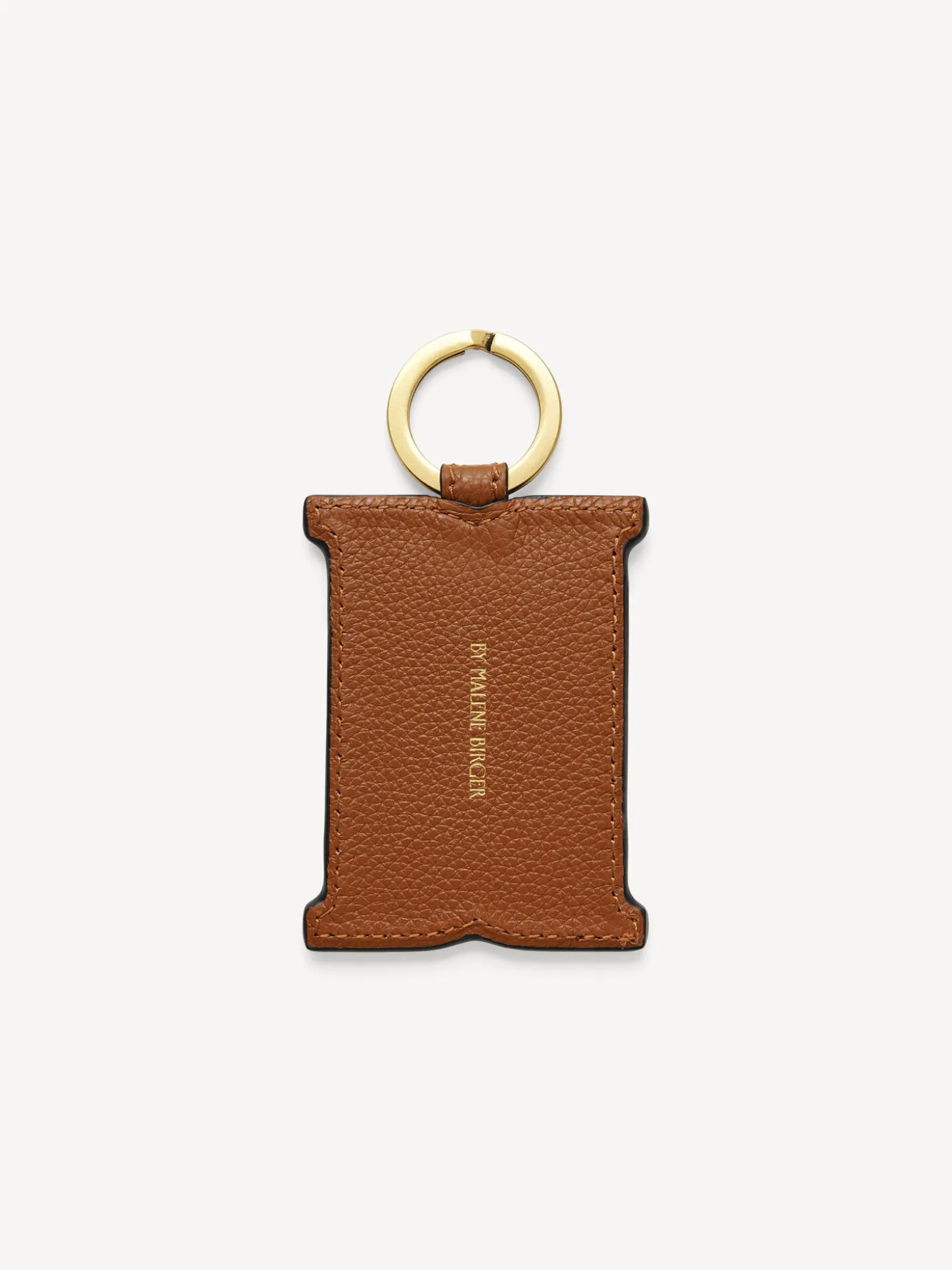 Clearance By Malene Birger Monno nøglering i læder Tannin