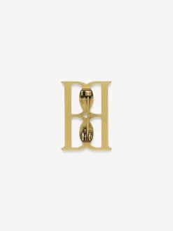 Fashion By Malene Birger Mono lille broche Gold