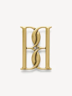 Sale By Malene Birger Mono stor broche Gold