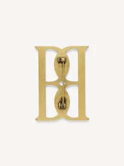 Sale By Malene Birger Mono stor broche Gold