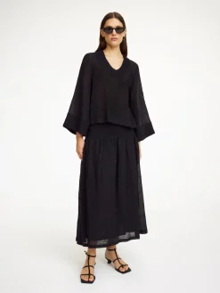 Best By Malene Birger Moon bluse Black