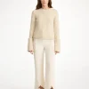 Best By Malene Birger Nadihas h&oslash;jtaljede bukser SoftWhite