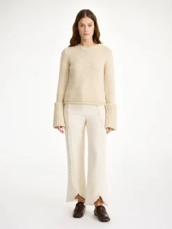 Best By Malene Birger Nadihas højtaljede bukser SoftWhite