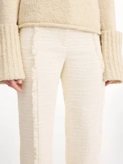 Best By Malene Birger Nadihas højtaljede bukser SoftWhite