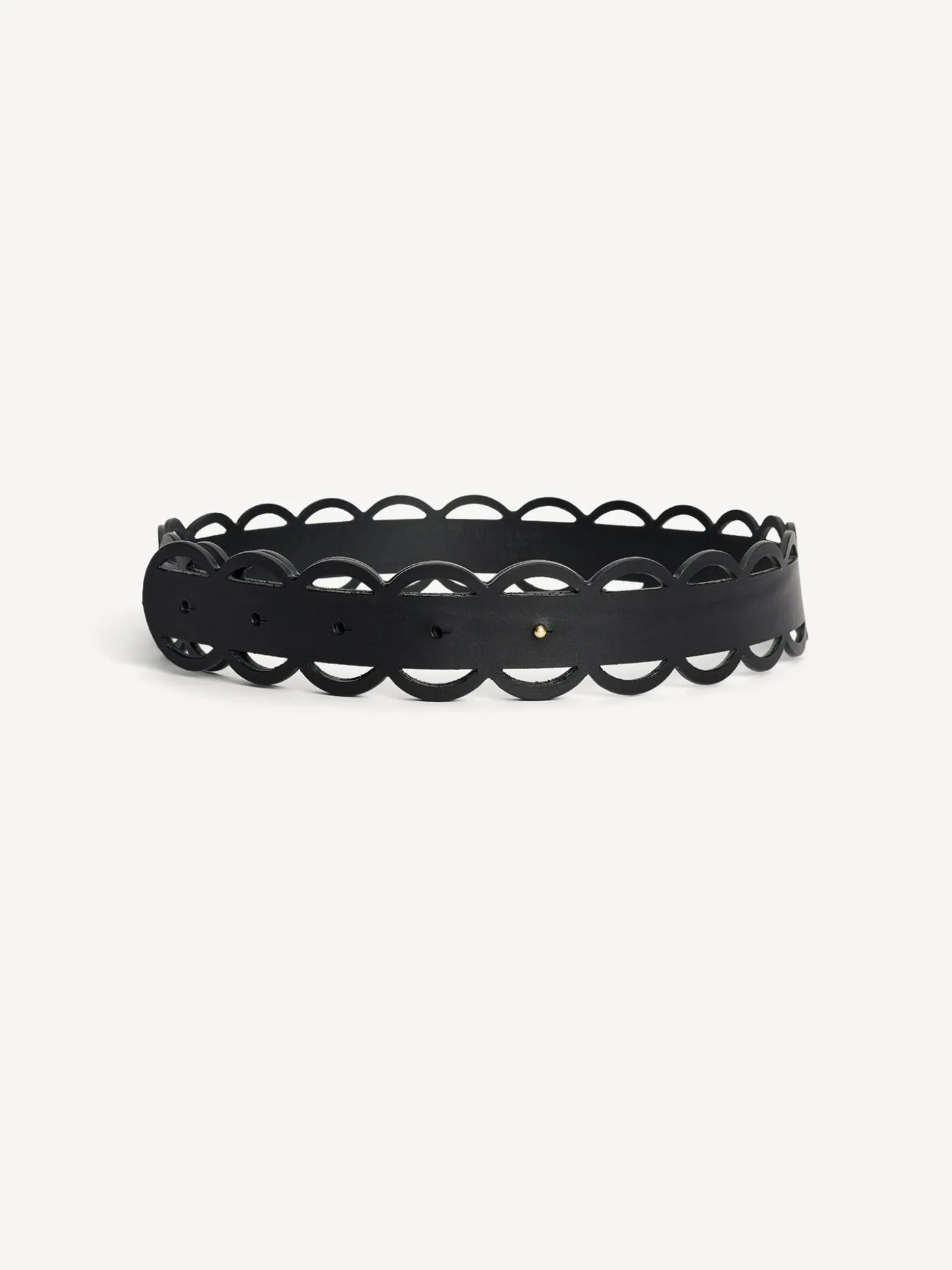 Hot By Malene Birger Nurra læderbælte Black