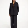 Best By Malene Birger Ophie enkeltradet blazer Black