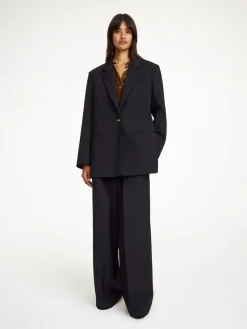 Best By Malene Birger Ophie enkeltradet blazer Black