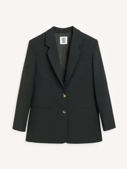 Best By Malene Birger Ophie enkeltradet blazer Black
