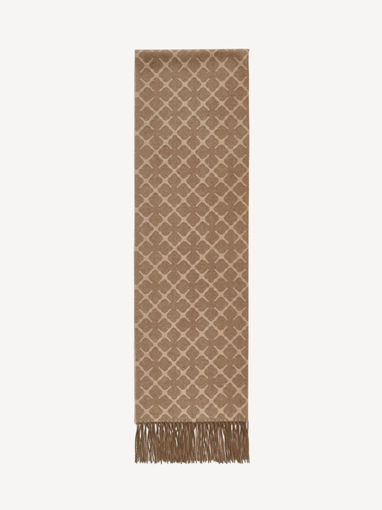 Hot By Malene Birger Ortega tørklæde i kashmir-blanding LightBrown