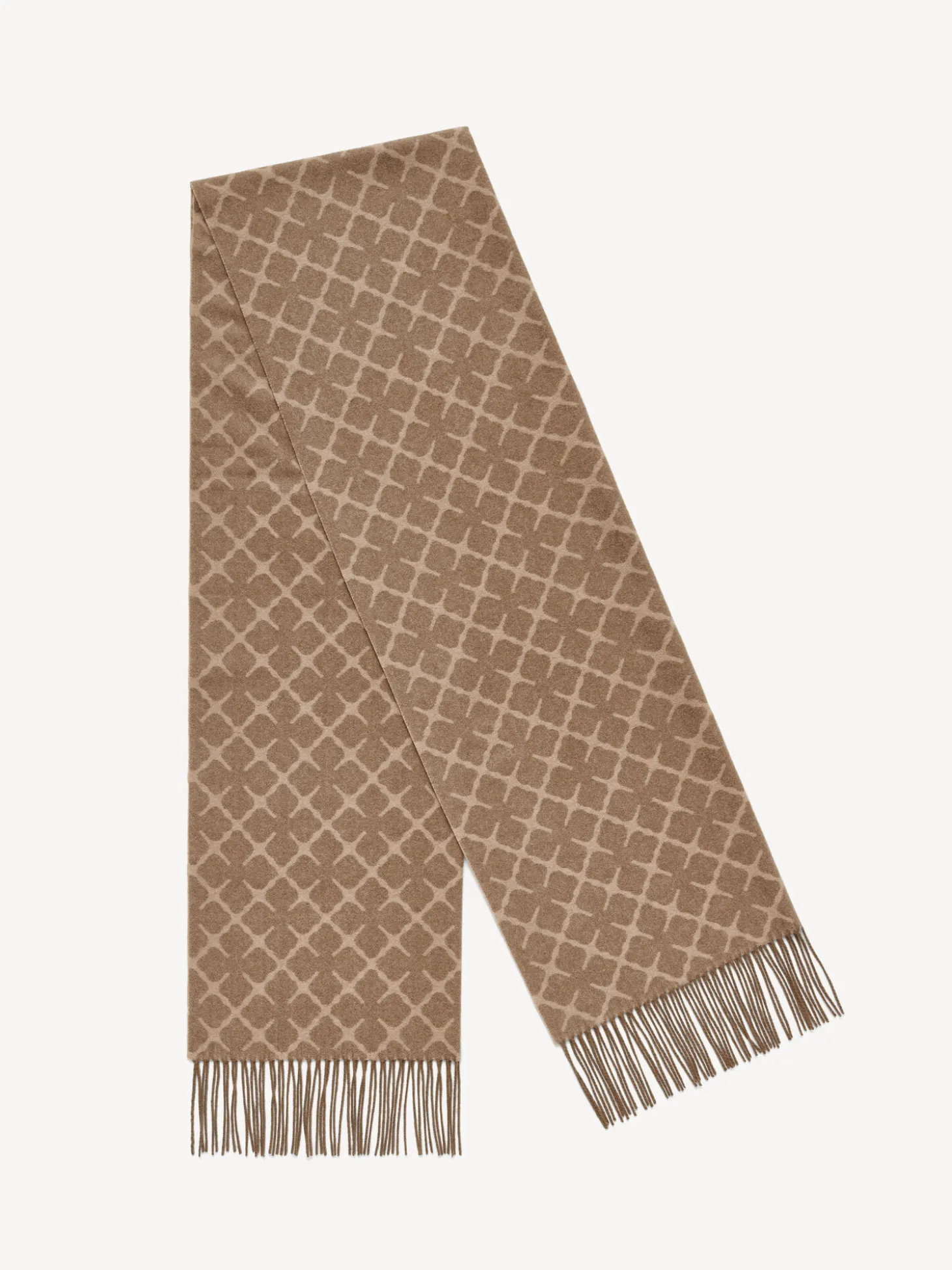 Hot By Malene Birger Ortega tørklæde i kashmir-blanding LightBrown
