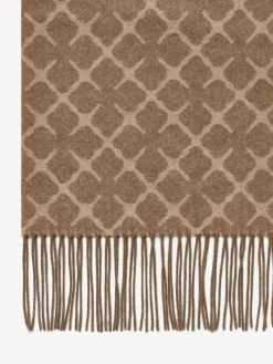 Hot By Malene Birger Ortega tørklæde i kashmir-blanding LightBrown