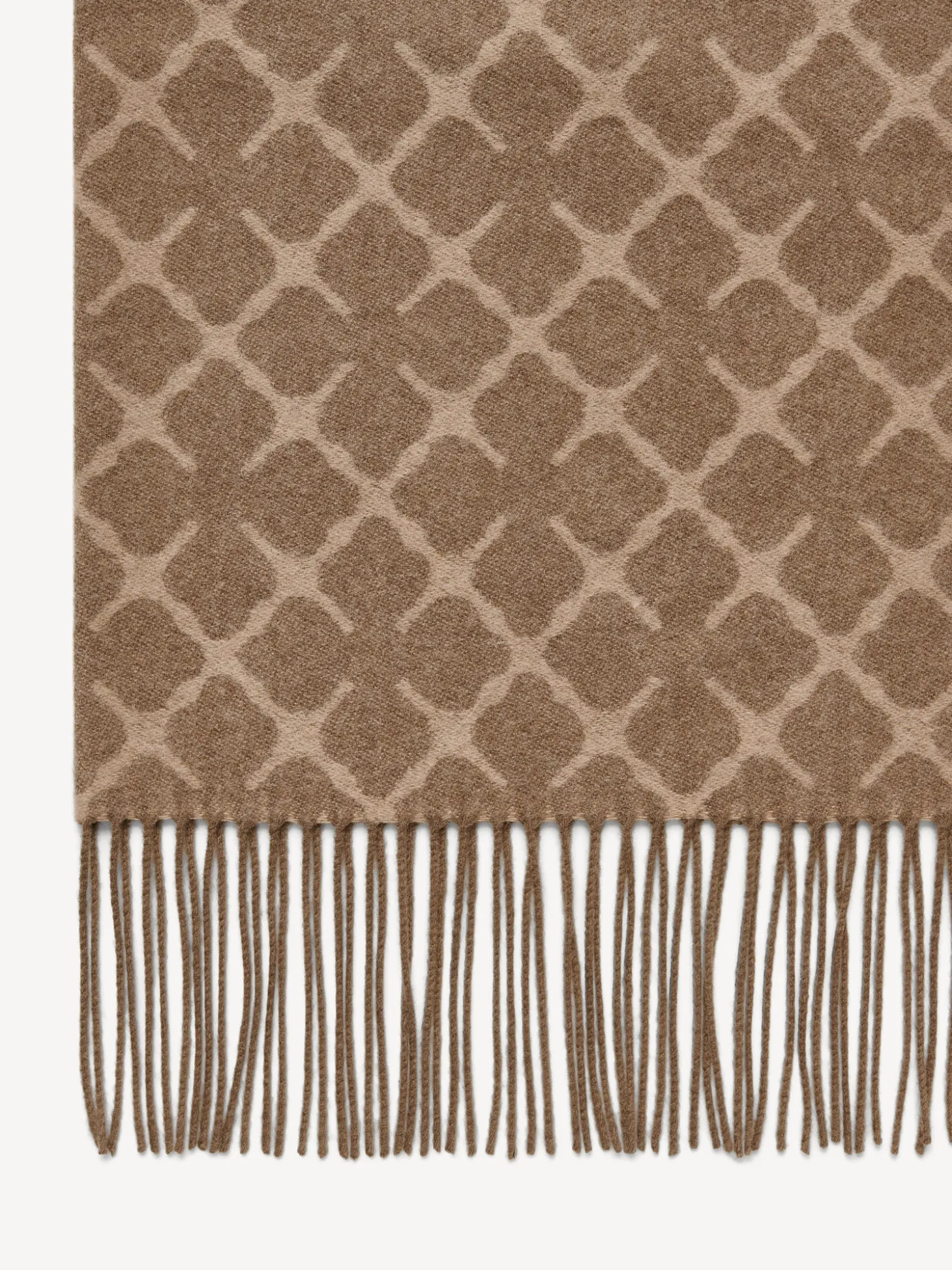 Hot By Malene Birger Ortega tørklæde i kashmir-blanding LightBrown