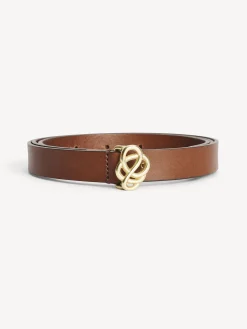 Best By Malene Birger Ouma l&aelig;derb&aelig;lte DarkBrown