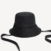 Clearance By Malene Birger Piova bomuldshat Black