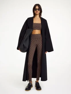 Hot By Malene Birger Polene træningsleggings DarkMahogany