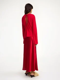 Hot By Malene Birger Pricilla top DarkChilli